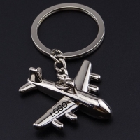 Metal Airplane Keychain