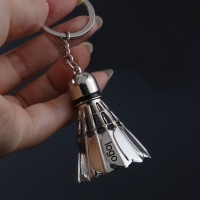 Quality Mini Badminton Keyring