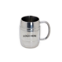 Double Wall Stainless Steel Beer/Coffee Mug