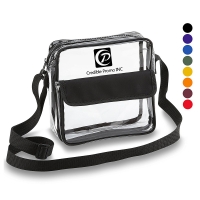 Clear Cross-Body Messenger Shoulder Bag