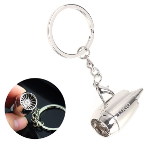 Creative Aircraft Engine Keychain