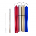 Telescopic Stainless Steel Travel Drinking Straws