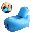 Inflatable Lounger Portable Air Couch Beach Lounger with Pillow