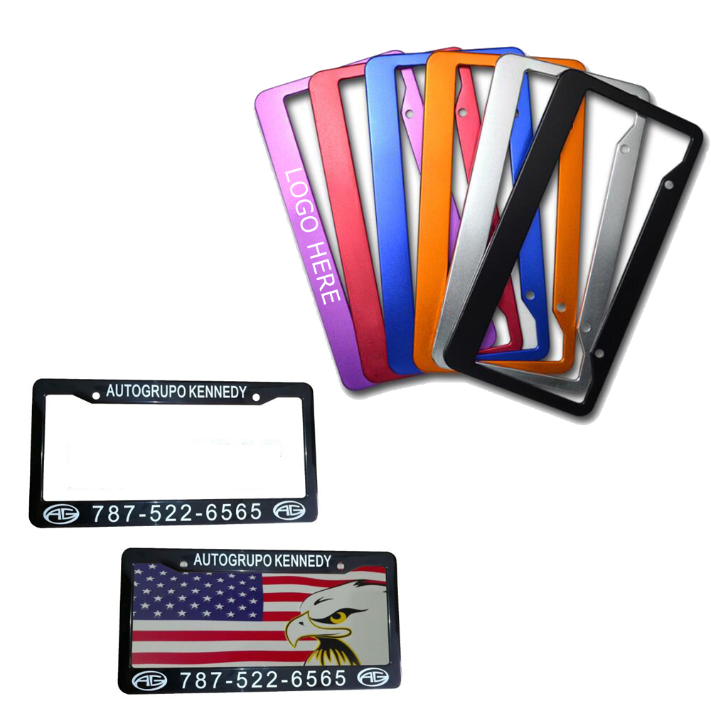 Customizable Car License Plate Frame