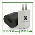 UL Qualified Single Phone USB Charging Adapter Plug