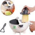 9 In 1 Vegetable Slicer And Chopper Drain Basket