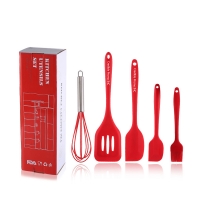 Silicone Spatula Baking Kitchenware Set 5-piece with Box