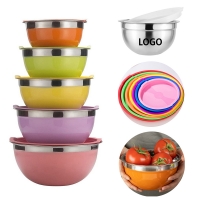 Stainless Steel Salad Bowl Set