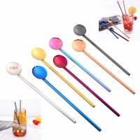 Stainless Steel Straws Spoon Filter Tube