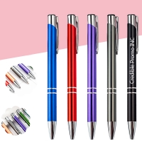 Aluminum Laser Engraved Metal Ball Point Pen