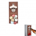 Wall Mounted Wooden Magnetic Bottle Opener