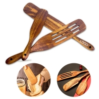 Natural Wood Spurtle Kitchenware 3-piece Set