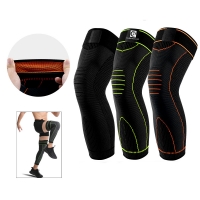 Long Full Knee Brace Leg Sleeve For Women & Men