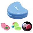 Portable Heart Shaped False Teeth Storage