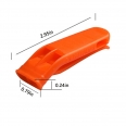 Plastic Double Tubes Emergency Whistle with Lanyard