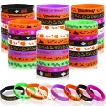 Custom Full Color Imprint Halloween Silicone Bracelet