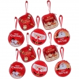 Christmas Coin Bag Tinplate Zippered