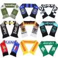 Acrylic Knitted Football Sports Scarf