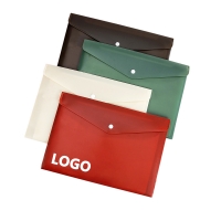 A4 Organizer Vintage Color File Folder with Button