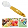 Multicolored Silicone Serving Ice Cream Spoons