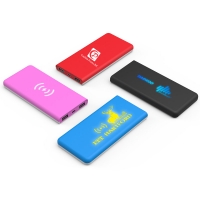 8000mAh Wireless Charger Power Bank With Illuminated Logo