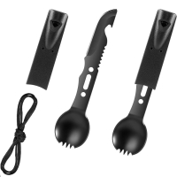 Outdoor Camping Tactical Multi-Tool Spork Knife