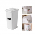 Curbside Trash Bin Pencil Holder with Lid Desktop Organizer