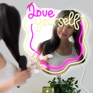 Custom Mirror Neon Sign