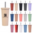 Insulated Tumbler With Lid And Straw