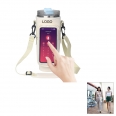 Water Bottle Carrier Bag With Strap And Clear Phone Pocket For 40Oz Tumbler
