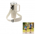 Water Bottle Carrier Bag With Adjustable Shoulder Strap For Tumbler