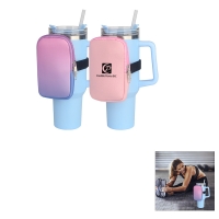 Water Bottle Bag Running Pouch For 40oz Tumbler