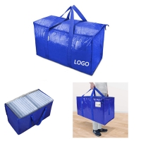 Blue Extra Large Moving Bags with Zippers & Carrying Handles