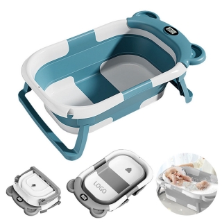 Portable Baby Bathtub with Temperature Display