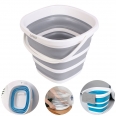 Plastic Dish Basin Bucket Portable Fishing Tub