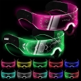 7 Color LED Light Luminous Goggle Glasses