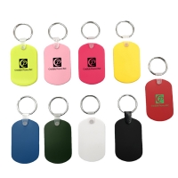 Oval Shape ABS PVC Key Tag