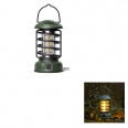 Vintage Rechargeable LED Camping Lantern Garden Lamp With Hook