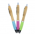 Retractable Wheat Straw Bamboo Ballpoint Pen