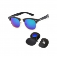 Foldable Fashion Half Frame UV Protection Sunglasses