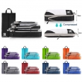 4 PCS Set Mesh Luggage Organizer Or Compression Packing Cube Set With Shoe Bag