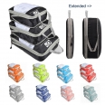 Visible 3 PCS Set Mesh Luggage Organizer Or Compression Packing Cube Set
