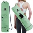 Yoga Mat Bag With Water Bottle Pocket And Bottom Wet Pocket