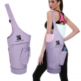 Large Opening Long Tote Yoga Mat Bag With Waterproof Wet Pocket