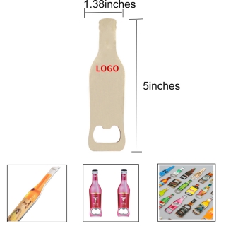 Custom Various Bottle Shaped Opener Magnetic with Fridge Magnets Sticker