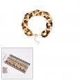 Thick Acrylic Paperclip Chain Bracelet for Women Summer Beach Jewelry
