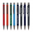 Metal Aluminum Soft Rubberized Click Pen