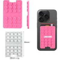Suction Phone Grip with Card Holder