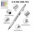 6 In One Multi Tool Pen With Level And Screwdriver