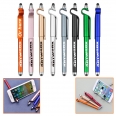 Multi Functional Plastic Stylus Pen With Phone Stand